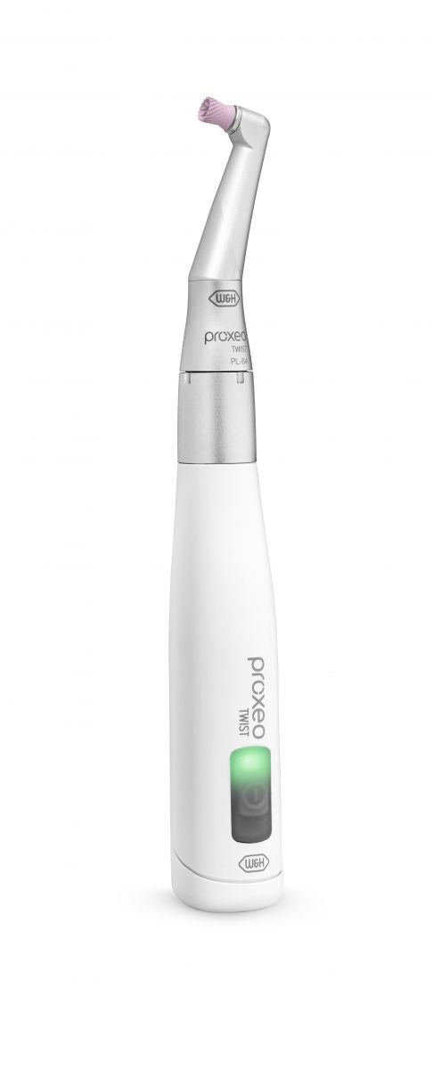 Proxeo Twist Cordless Set mit Screw-In Aufsatz, aufrecht stehend.
