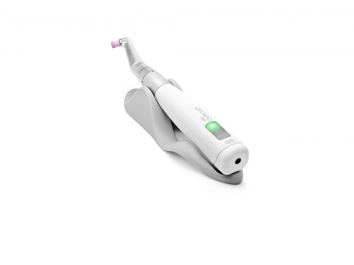 Proxeo Twist Cordless Set mit Screw-In Aufsatz in Ladestation.