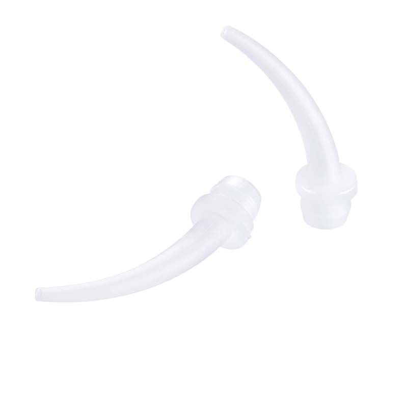 Intraoralspitzen weiß, Ø 1,0mm, für blaue Mischkanülen, 2 Stück.