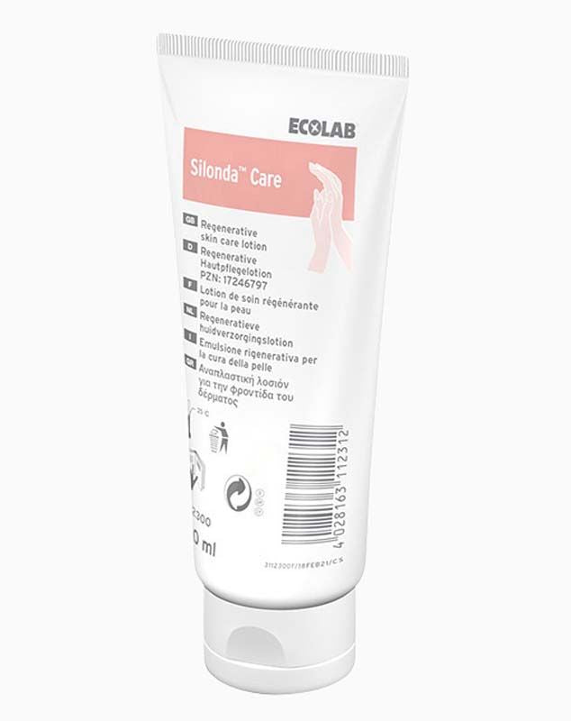 Silonda™ Care Tube 100ml mit regenerierender Hautpflege-Lotion.