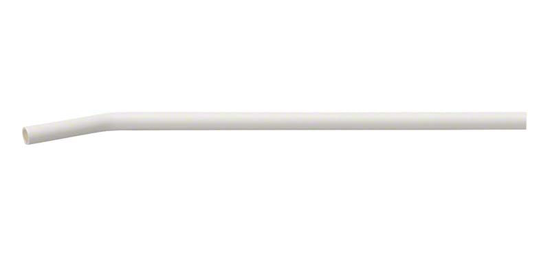 ROEKO Absaugkanüle D4,8mm, weiße Kunststoffkanüle in voller Länge.