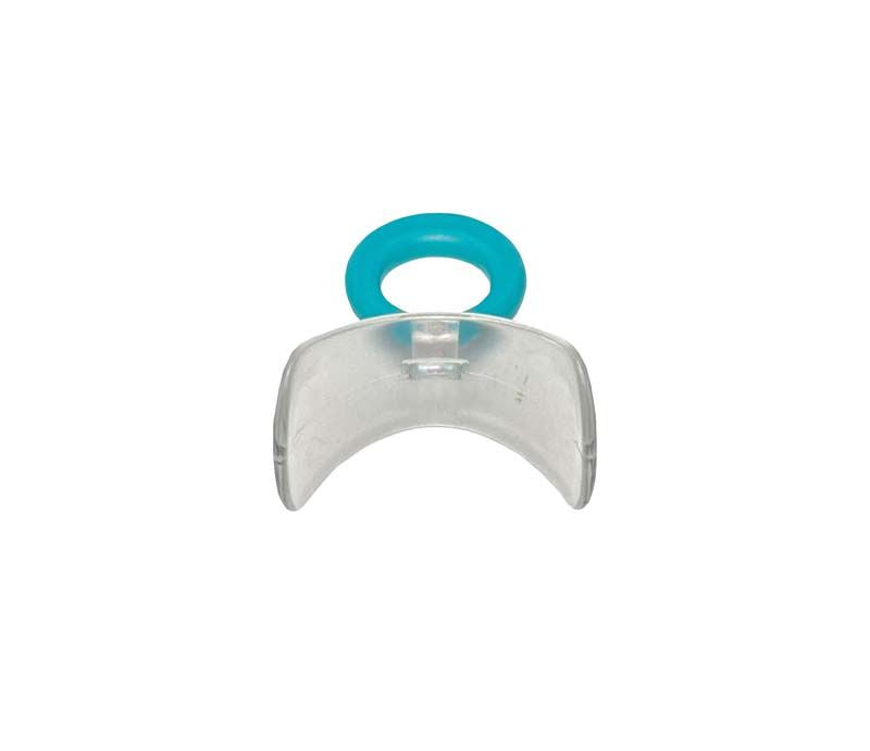 Mundvorhofplatte MUPPA® Standard Gr. 2 mit blauem Haltering.