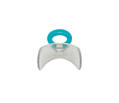 Mundvorhofplatte MUPPA® Standard Gr. 2 mit blauem Haltering.