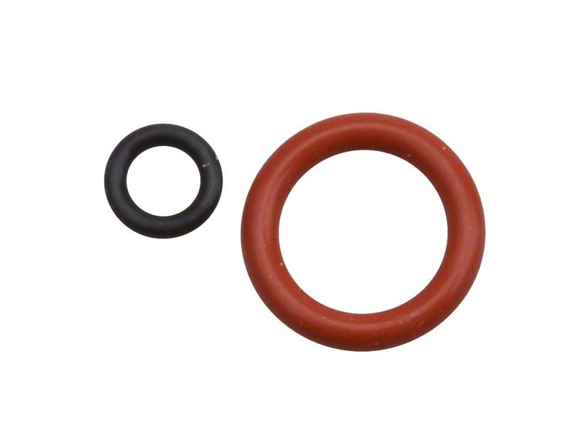 Zwei O-Ringe für Pro-Tip Adapter, schwarz und rot.
