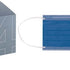 Monoart Mundschutz Pro 4 Perfect Fit Gummizug capriblau