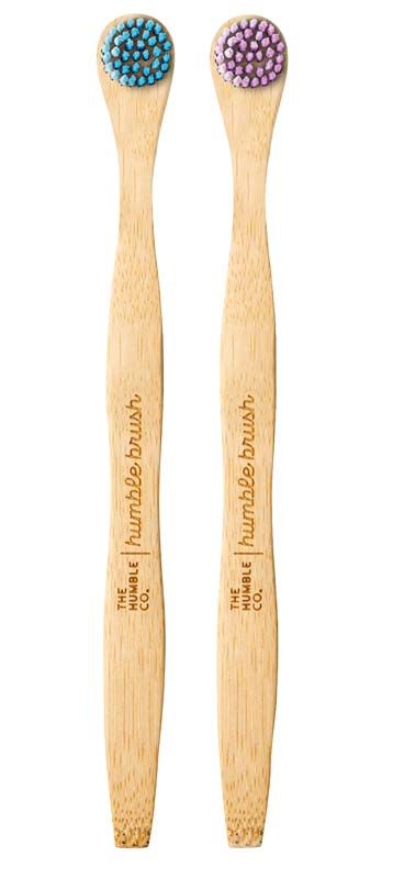 Humble Zungenreiniger Bambus ultrasoft blau