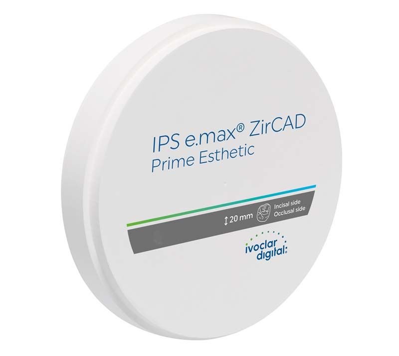 IPS e.max ZirCAD Prime Esthetic Scheibe, 20mm, Farbe C3.