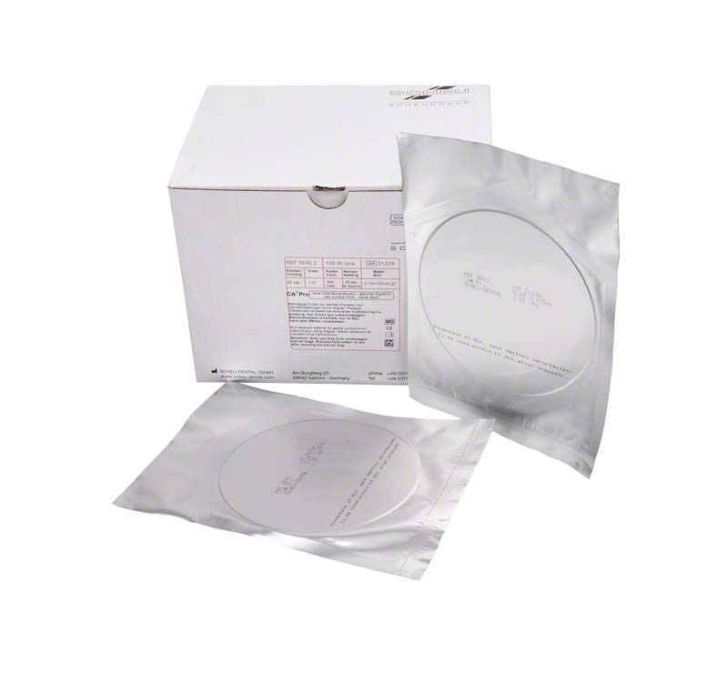 Hochwertige CA Folie pro 0.75x125 mm in weißer Verpackung.