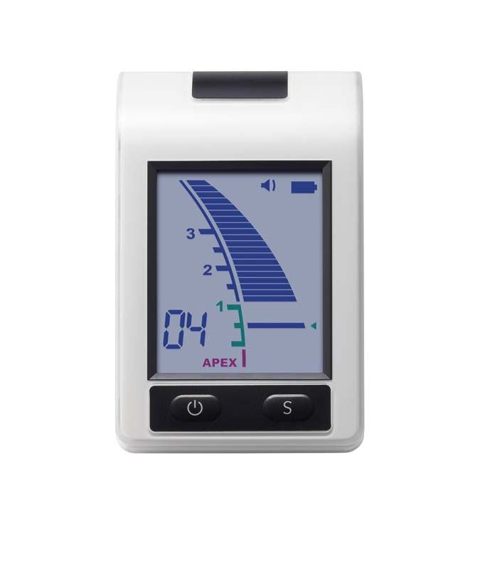 Root ZX Mini Apex Lokator mit digitalem Display und Bedientasten.