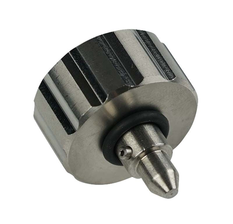 Hochwertiger RONDOflex™ Reinigungsverschluss aus Metall für Prophylaxegerät.