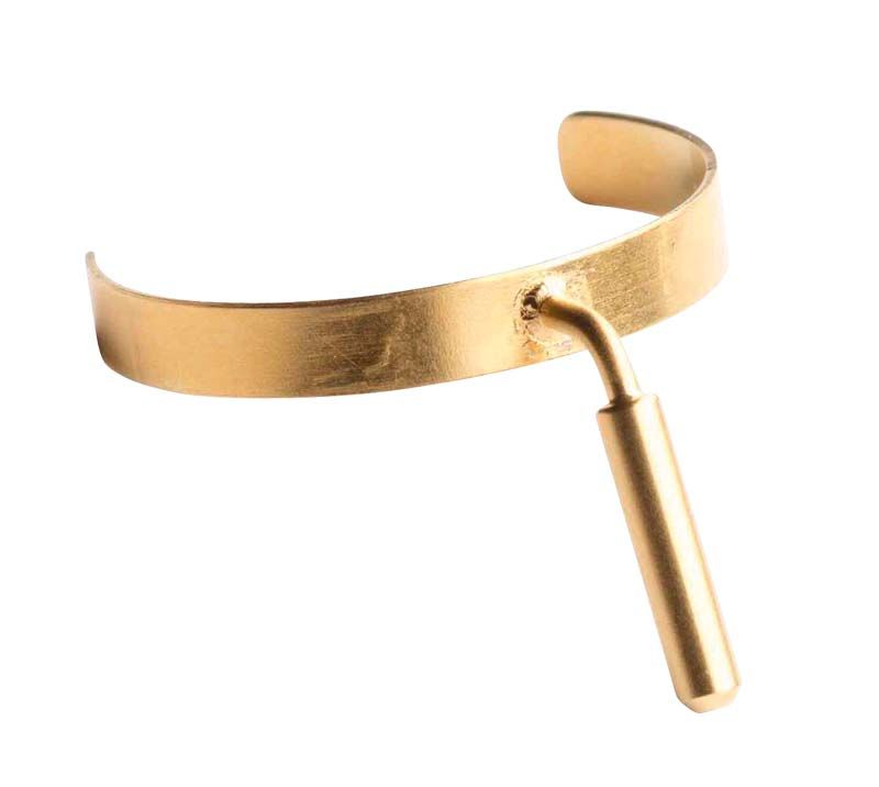 S1 Apex Clip Diamant 2,0 mm in goldener Farbe.