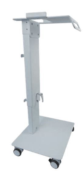 Hochwertiger iCart Prophy Gerätewagen mit Lenkrollen und Feststellbremse.