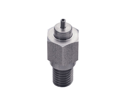 EUROSAFE 60 Adapter für ZEG-Spitzen aus Metall auf weißem Hintergrund