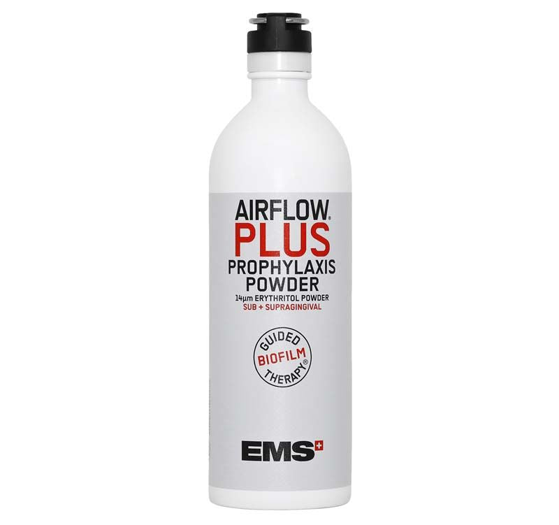 AIRFLOW® PLUS PULVER 400g in Aluminiumflasche für Zahnprophylaxe.