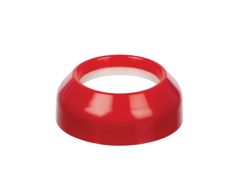 Rote VALO™ Grand Polymerisationslinse für Weißlichtanwendungen.