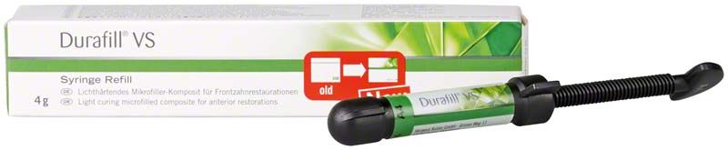Durafill VS Spritze A4 mit Verpackung für Zahnrestaurationen