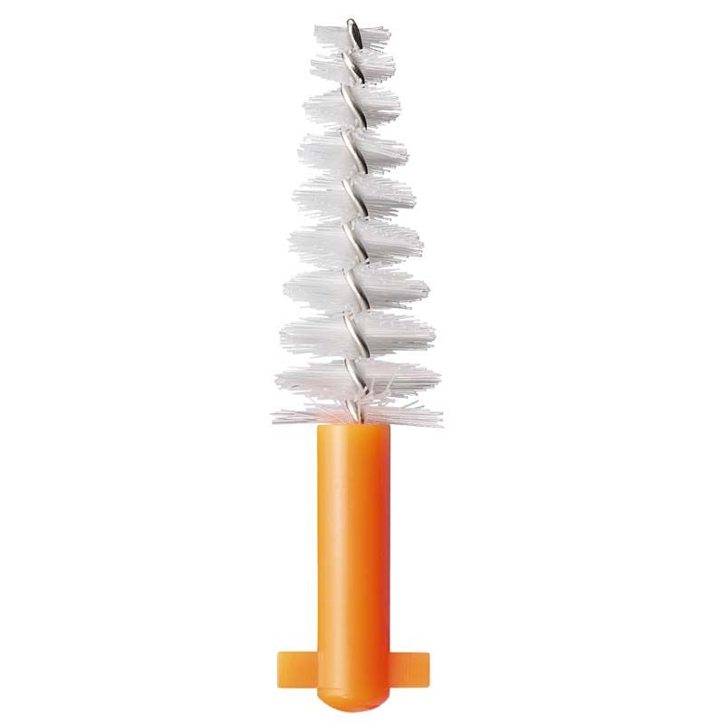 Interdentalbürste CURAPROX CPS regular orange konisch mit feinen Borsten.