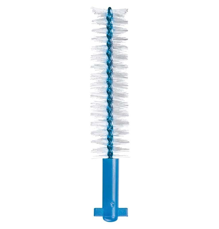 Weiß-blaue Interdentalbürste CURAPROX CPS soft implant Gr. 505.