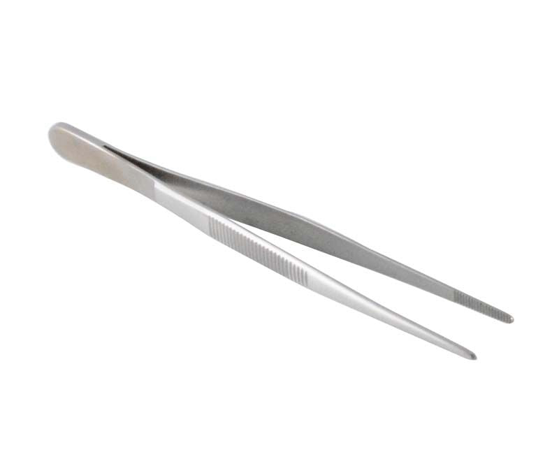 NiTin™ Pinzette aus Edelstahl mit geriffeltem Griff.