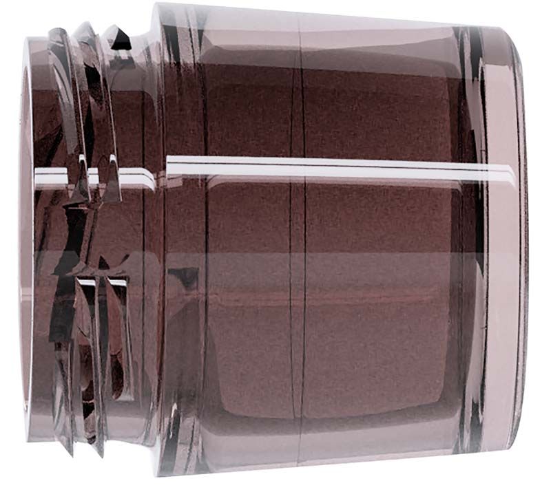 Prophyflex 4 Pulverbehälter Supra in transparenter Ausführung.