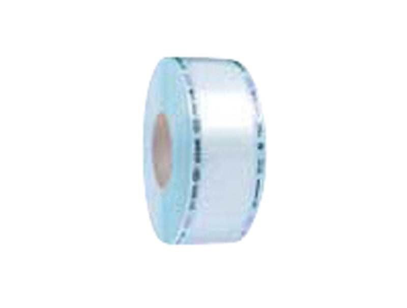 Sterilisationsrolle EliReel 10cm x 200m, weiß, aufgerollt.