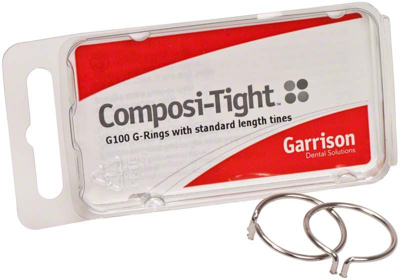 Composi-Tight Original G-Ring in Verpackung von Garrison Dental Solutions.