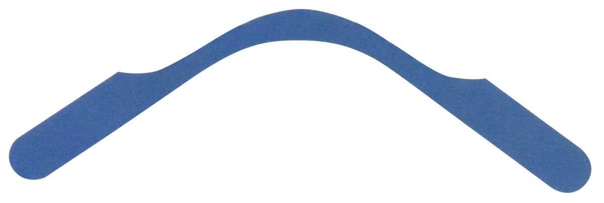 Blaues Strata-G™ Matrizenring für breite Kavitäten auf weißem Hintergrund.