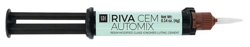 Riva Cem Automix Spritze mit Dosierspitze für Dentalzement.