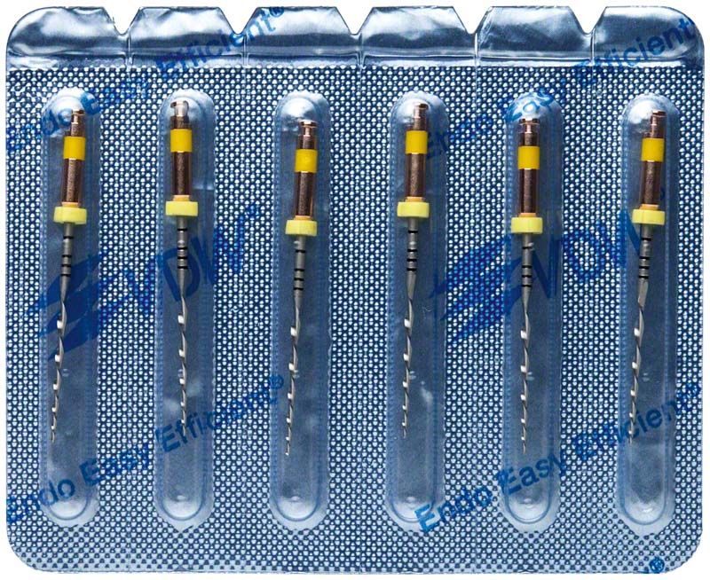 RECIPROC® Feilen 25mm R50 in Blisterverpackung für Endodontie.