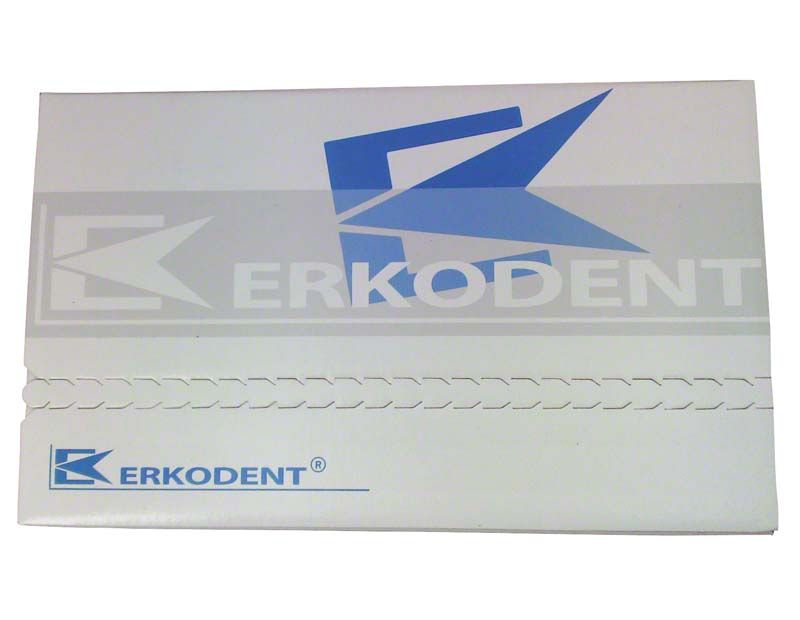 Verpackung der Wachsbisswälle gebogen weich, orange-opak von Medic-Star.