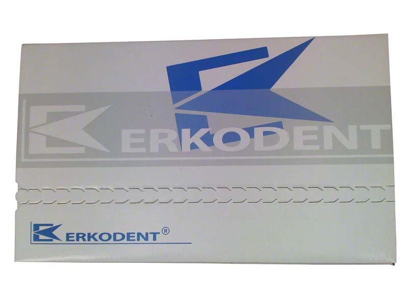 Verpackung der Wachsbisswälle von Medic-Star mit blauem Logo.