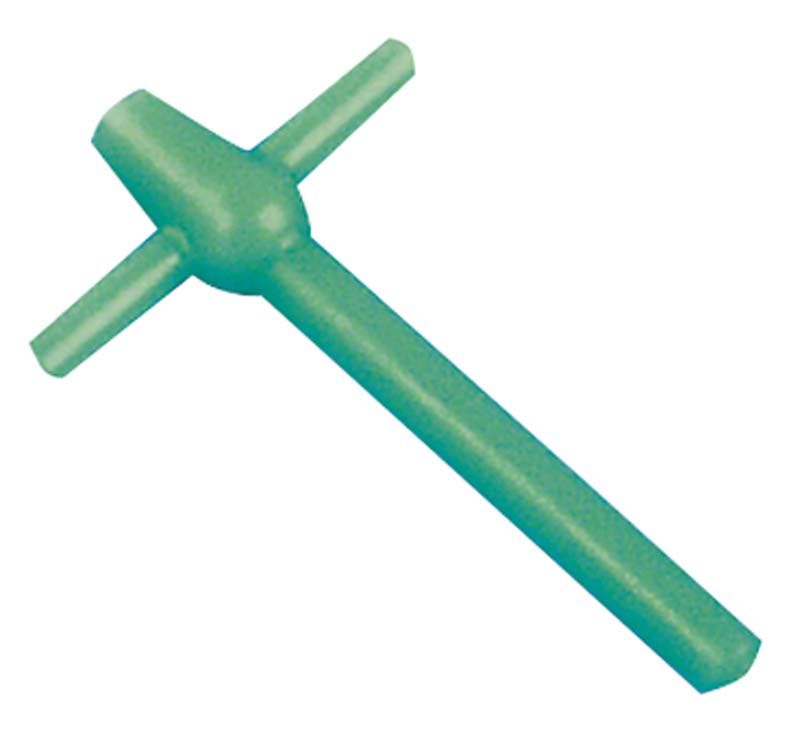 Erkodent Gussbirne Größe 1, grün, für dentale Gießtechnik.