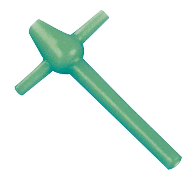 Gussbirne Größe 2 Ø 6mm von Erkodent in grüner Farbe.