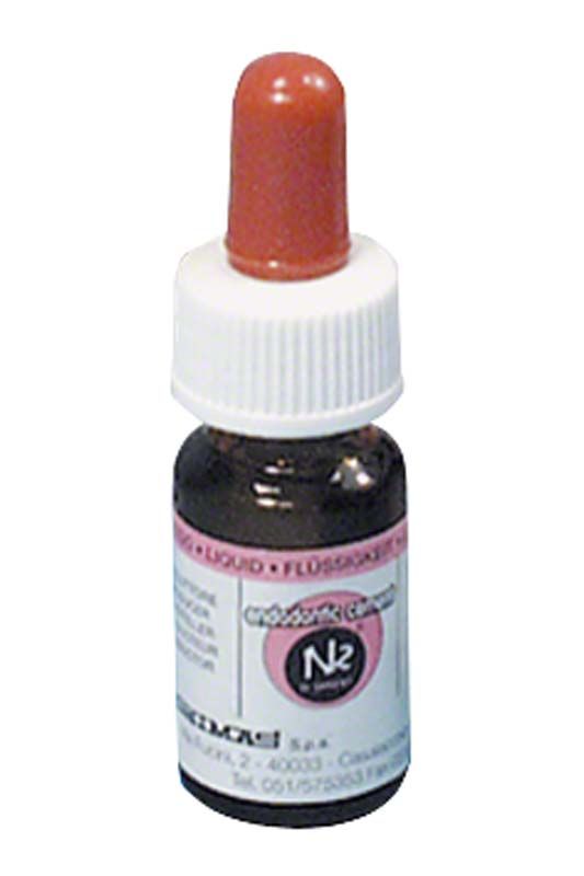 Endo N2 Liquid Flasche mit Pipettendeckel und Produktetikett.