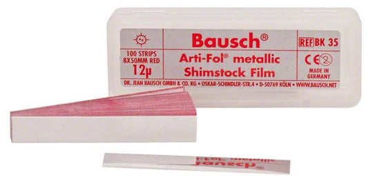 Image of Arti-Fol® metallic 12µ 1-seitig , 100 Blatt - 8mm breit - rot