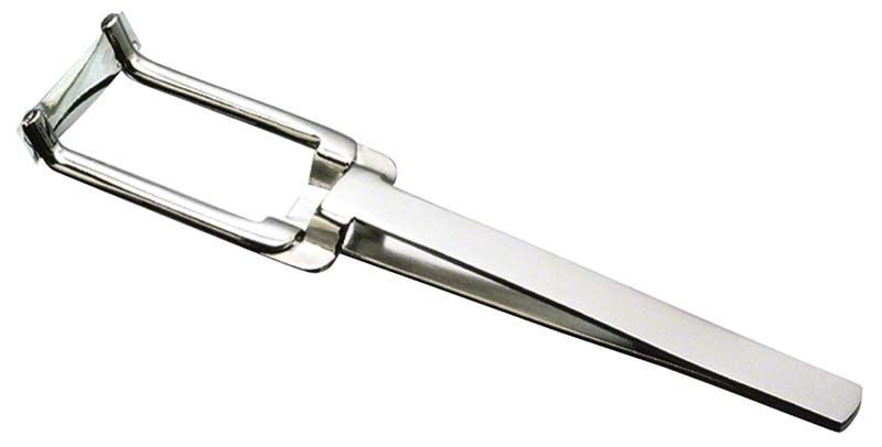 Arti-Fol Pinzette aus Metall zur Kontaktkorrektur in der Zahnmedizin.