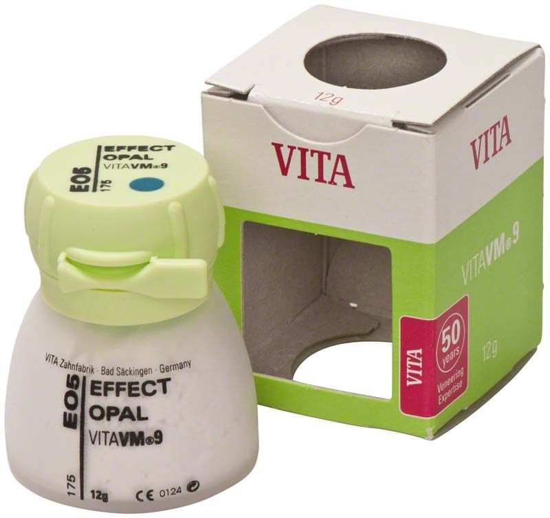 VM9 Effect Opal 12g EO5 Keramikpulver mit Verpackung.