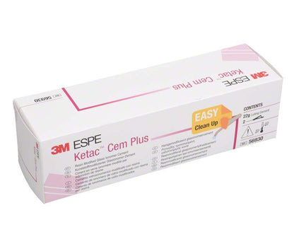 Verpackung des Ketac™ Cem Plus Clicker Refill mit Produktinformationen.