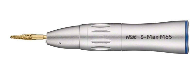 S-Max M Handstück Typ M65 blau ohne Licht in Seitenansicht.