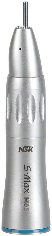 S-Max M Handstück Typ M65 in Nahaufnahme, silbernes Edelstahl-Gehäuse.