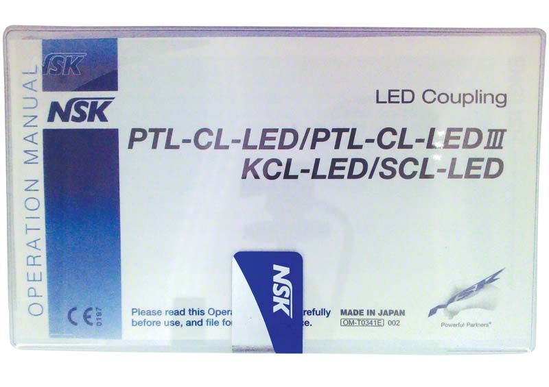 Bedienungsanleitung für LED-Turbinenkupplung PTL-CL-LED III von NSK.