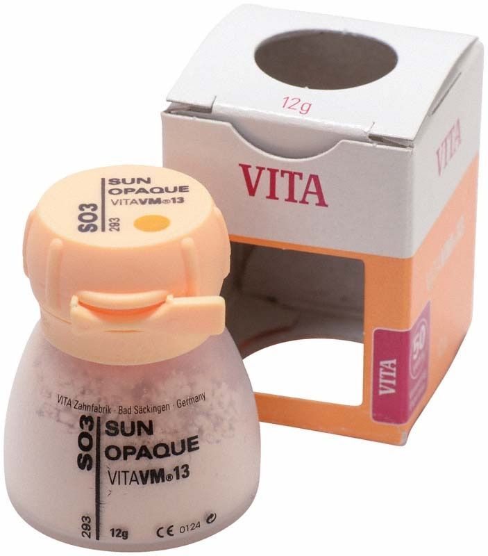 VM13 Sun Opaque SO3 in kleinem Behälter mit Verpackung.