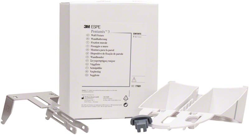 Pentamix 3 Wandhalterung mit Verpackung und Montagematerial.
