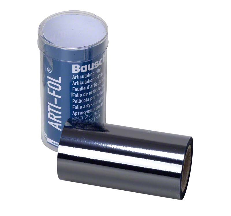 Arti-Fol® Plastik 8µ Rolle im blauen Spender, 75mm breit.