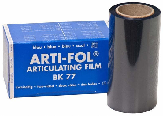 Image of Arti-Fol® Plastik 8µ 2-seitig 15m Spender - 75mm breit - blau