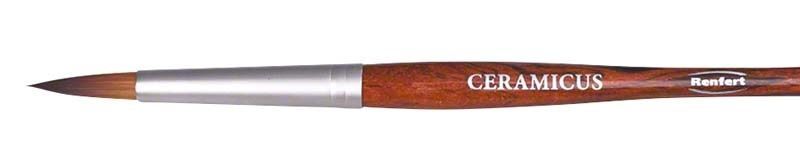 Keramikpinsel Ceramicus Pinsel Big Brush mit Holzgriff und feiner Spitze.