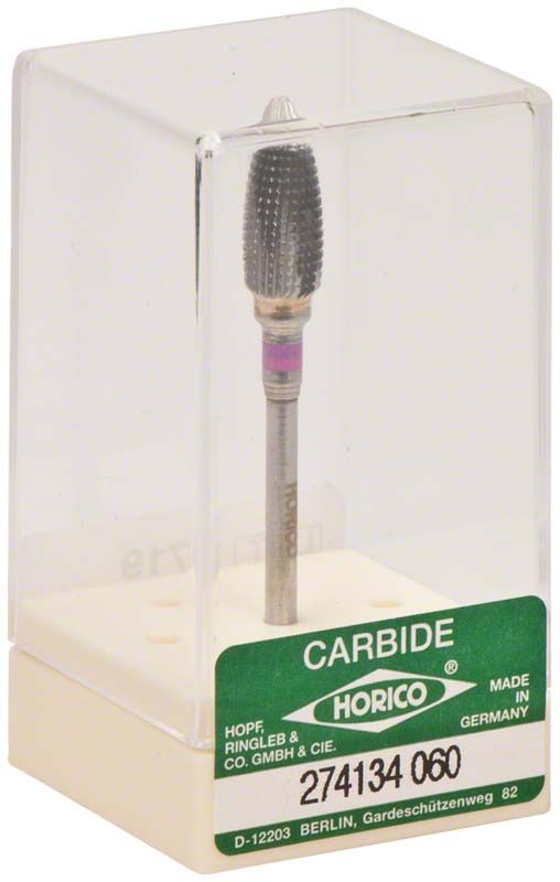 Hartmetallfräser Querhieb 274 134 060 in transparenter Verpackung.