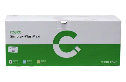Patientenumhänge ROEKO Simplex-Plus Maxi in grün-weißer Verpackung.