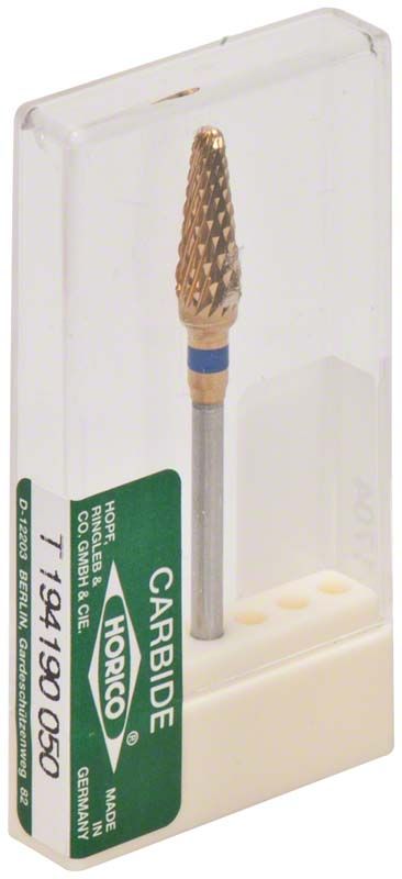 Hartmetallfräser Titannitrid beschichtet T194 190 050 in transparenter Verpackung.