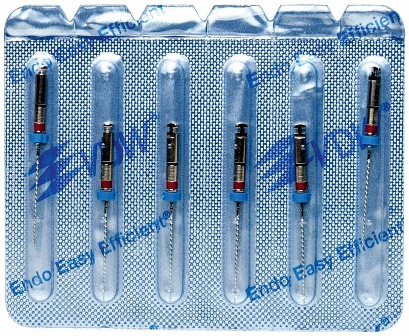 FlexMaster Taper .02 21mm Gr. 25/.02 Feilen in Blisterverpackung.